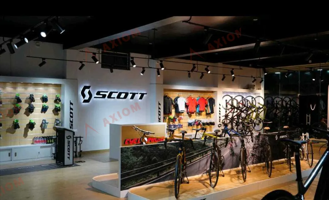 Retail Bike Shop Interior
